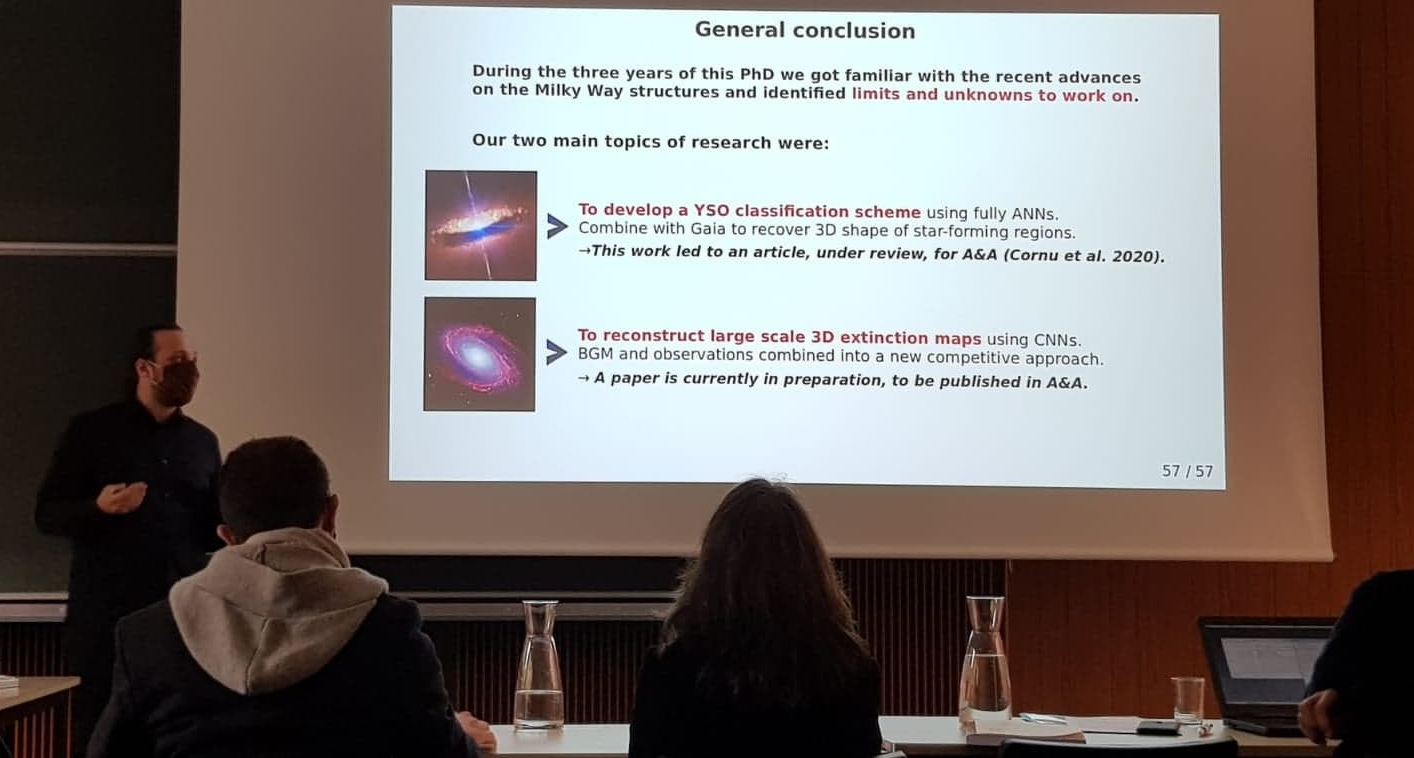 PhD defense in Besançon Observatory, September 2020